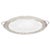 19th Century Victorian Oval Silver-Plated Tray For Sale