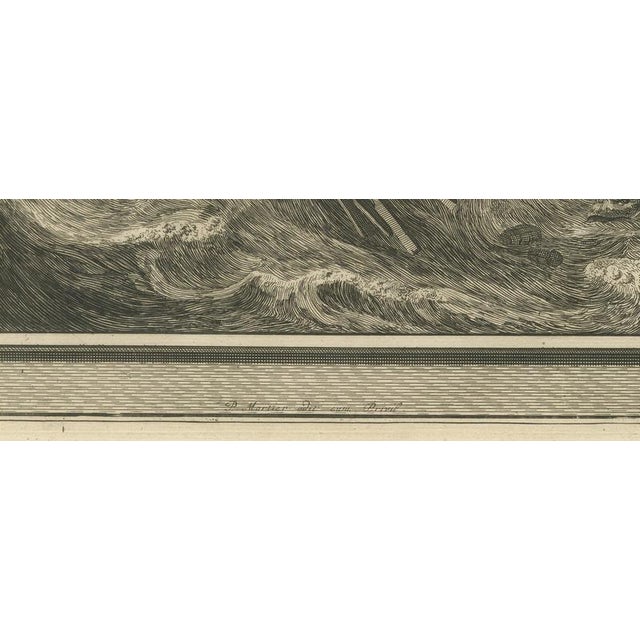 18th Century Pieter Mortier, Six Minor Prophets and Jonah Thrown Into the Sea, 1700, Engraving For Sale - Image 5 of 12