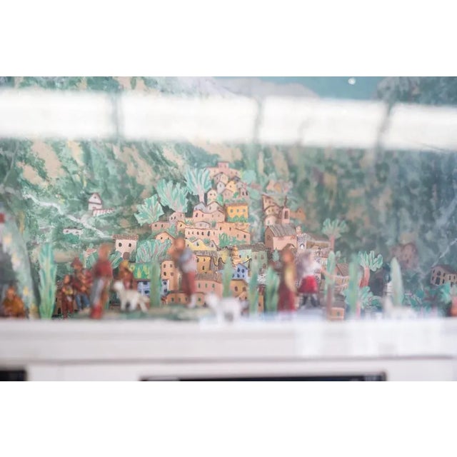 Grundig Television with Luminous Artisan Nativity Scene, 1950s For Sale - Image 12 of 16