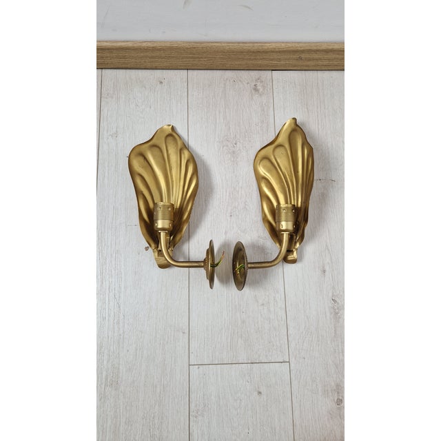 Brass Wall Lamps by Carlo Giorgi for Bottega Gadda, 1960s, Set of 2 For Sale - Image 9 of 12