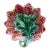 1890s French Majolica Dish Leaf Onnaing For Sale