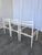 Vintage White Wooden Chair with Fabric Seat, 1970s For Sale - Image 17 of 18