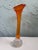 1960s Swedish Åseda Glasbruk Orange Art Glass Bud Vase, Attributed to Bo Borgström For Sale In Orlando - Image 6 of 11