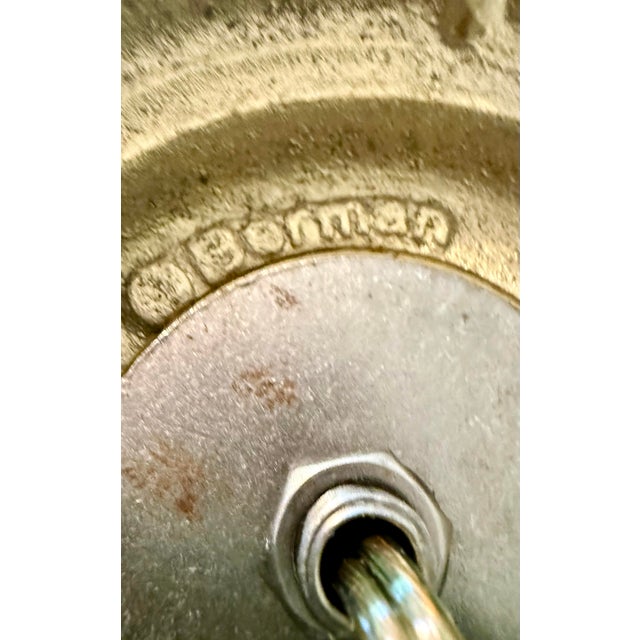 Michael Berman Brass Candle Stick Lamp For Sale - Image 6 of 12