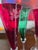 Lenox Set of Six Colored Crystal Champagne Flutes From Lenox 'Holiday Gems' Collection For Sale - Image 4 of 7