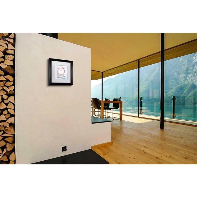 Pablo Picasso Limited Edition Lithograph, 1962. Los Cuatro Reyes Del Sur (#3). Plate size: 21 x 21,7cm. Frame Size: 18 1/4...