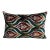 Traditional Silk Ikat Lumbar Pillow Cover For Sale