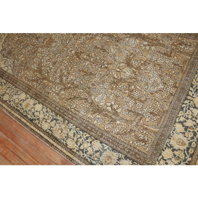 Antique Persian Isfahan Mihrab Prayer Carpet - 4'6" x 7'6" For Sale - Image 9 of 12