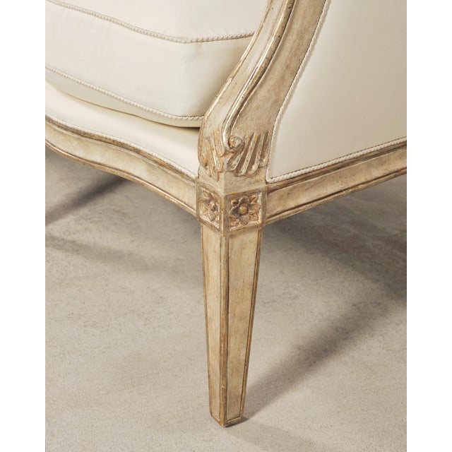 Dennis & Leen Neoclassical Style Italian Settee Cabriole Sofa For Sale - Image 15 of 17