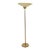 Vintage Brass Torchiere Floor Lamp Mid-Century Modern Hollywood Regency Style For Sale