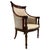 William IV Mahogany Armchair with Cream Damask Upholstery For Sale - Image 5 of 9