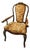 Antique Queen Anne Revival Carver Armchair with Floral Tapestry Upholstery, 1890s For Sale