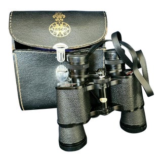 Vintage Mid 20th Century Nautical Safari Decor Binoculars by Tasco For Sale