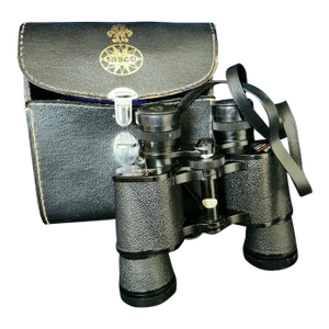 Vintage Mid 20th Century Nautical Safari Decor Binoculars by Tasco