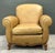 Goldenrod Vintage Ralph Lauren Deco Leather Club Chair For Sale - Image 8 of 12