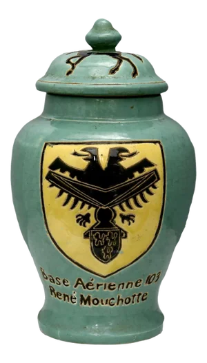 W W I I French Military Commemorative Jar