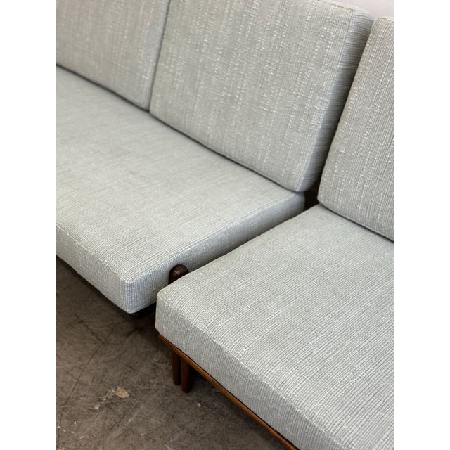 Set of 2 Loveseats Attributed to Ib-Kofod Larsen for Selig For Sale - Image 13 of 15