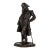 Italian Antique Bronze Sculpture of Marshall Ney by Giuseppe Grandi For Sale