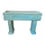 1930s Rare Monumental Gladding McBean Turquoise Glazed Architectural Terra Cotta Planter For Sale