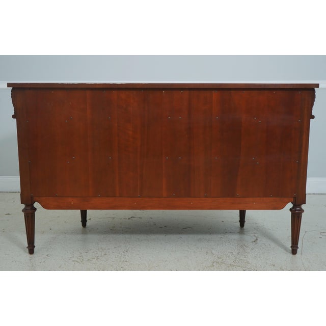 Karges French Louis XVI Walnut Dresser Commode Server For Sale - Image 17 of 18