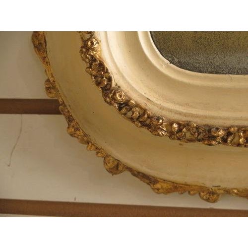 Antique Victorian Paint Decorated Mirror For Sale - Image 4 of 8