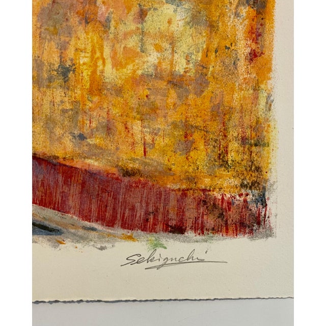 Shungo Sekiguchi, (Japanese, 1911-2002): Lithograph in color on Rives paper Hand signed in pencil lower right, hand...