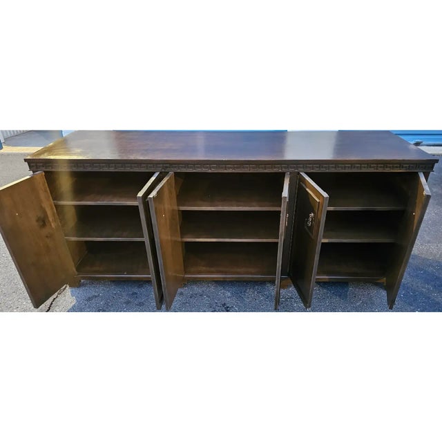 Art Deco Mid 20th Century Greek Key Motif Sideboard For Sale - Image 3 of 9