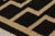 Textile Vintage Tulu High-Low Rug in Black and Beige Geometric Patterns - Rug & Kilim For Sale - Image 7 of 8