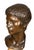 Bronze Italian Grand Tour Bronze Bust of Caesar For Sale - Image 8 of 11