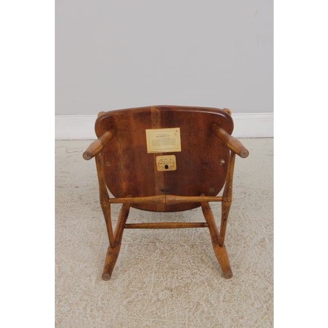 Stickley Cherry Windsor Style Spindle Back Armchair For Sale - Image 14 of 16