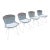 A Set of Four Wire Chairs by Harry Bertoia for Knoll International, Circa 1970 For Sale