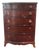 1930s Drexel Company Mahogany Bowfront Chest of Drawers For Sale