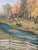 American Impressionist Landscape Painting of Kentucky Horse Farm With Rolling River For Sale - Image 4 of 8
