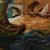 Wood Vintage Modernist Painting of Venice For Sale - Image 7 of 11