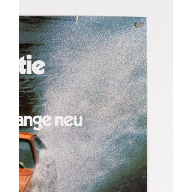 Gray Porsche 6-Year Long-Term Warranty Poster by Strenger Advertising Agency, 1976 For Sale - Image 8 of 9