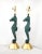Verdigris Lamp Pair Seahorses For Sale - Image 8 of 15