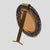 1970s Oval Black Murano Glass Picture Frame with Silver Inclusions, 1970s For Sale - Image 5 of 8