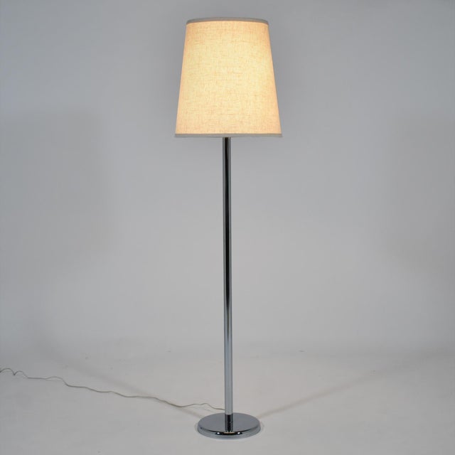 Mid-Century Modern Chrome Floor Lamp by Kovacs For Sale - Image 3 of 10