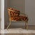 1950s John Van Koert Troy Sunshade Cymbal Chinoiserie Brass Gold Cast Aluminum Accent Lounge Chair, Attributed For Sale In Sacramento - Image 6 of 17