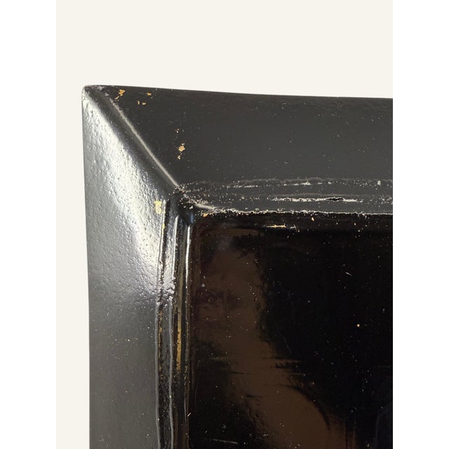 1990s MoMo Panache Handcrafted in Romania Abstract Glass Plate For Sale - Image 4 of 4