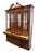 Brown Ethan Allen 18th Century Mahogany Collection 70" Pierced Wood Pediment Lighted Display China Cabinet 22-6549 For Sale - Image 8 of 15
