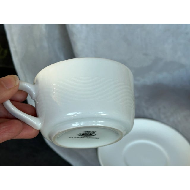 Vintage Bauscher Weiden Germany Cup and Saucer Designed for Pan Am For Sale In New York - Image 6 of 11