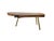 Designer coffee table, circa 1960. The top is a single slab whose outline follows the natural contour of the trunk. Strong...