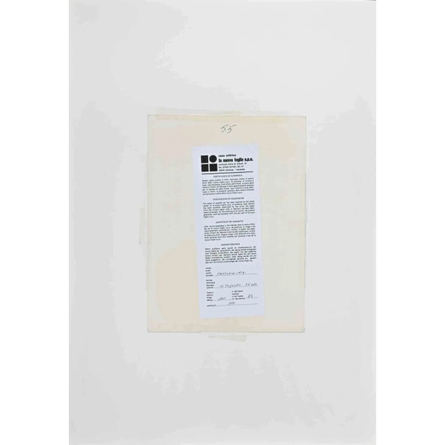 The Rest is an original colored lithograph realized by the artist Roger Chapelain-Midy in the 1971. Hand-signed by the...