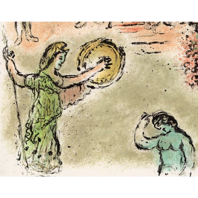 Marc Chagall, Assembly of the Gods, from Odyssey, 1989, Lithograph For Sale - Image 7 of 11