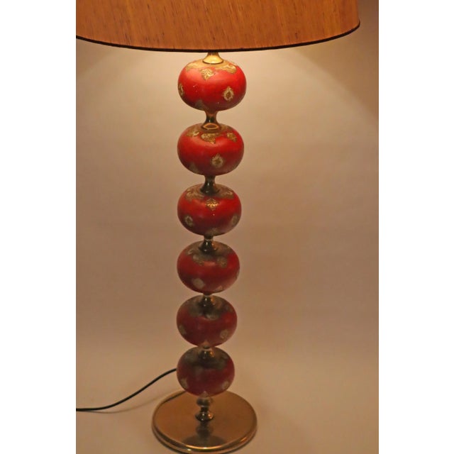 Swedish Modern Red Floor Lamp from Stilarmatur Tranås, 1960s For Sale - Image 4 of 18