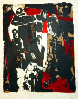 Paul Guiramand Original Lithograph 4 Mourlot Freres 1962