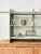 A huge set of chippy painted wooden shelves in just the most gorgeous colour! Can be hung or freestanding. French....