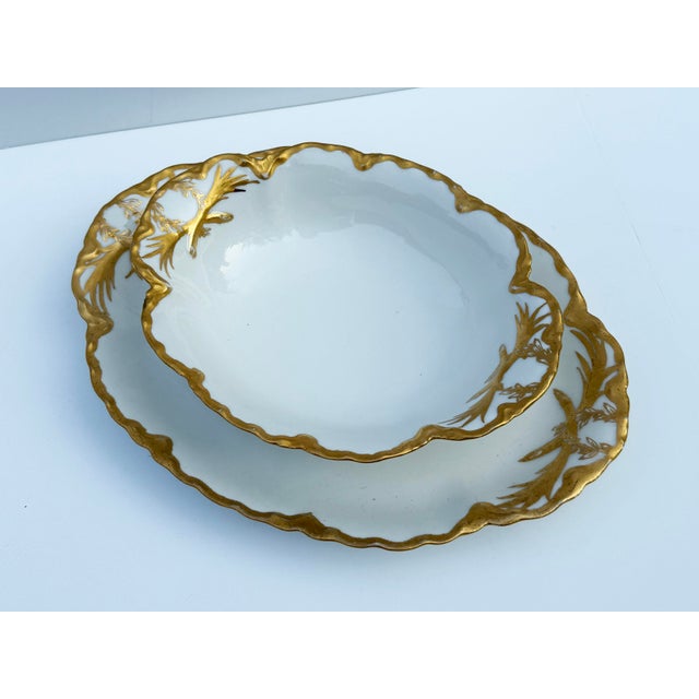Limoges, France Haviland Limoges China Serving Set - 2 Pc For Sale - Image 4 of 8