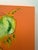 Orange Michelle Zastawny Signed Original Abstract Botanical Painting on Canvas For Sale - Image 8 of 17